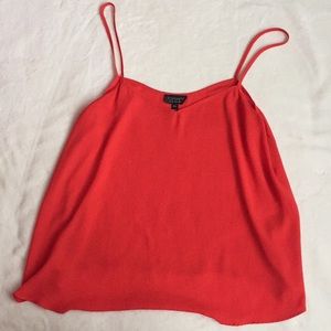 Red Topshop tank